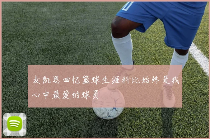 麦凯恩回忆篮球生涯科比始终是我心中最爱的球员